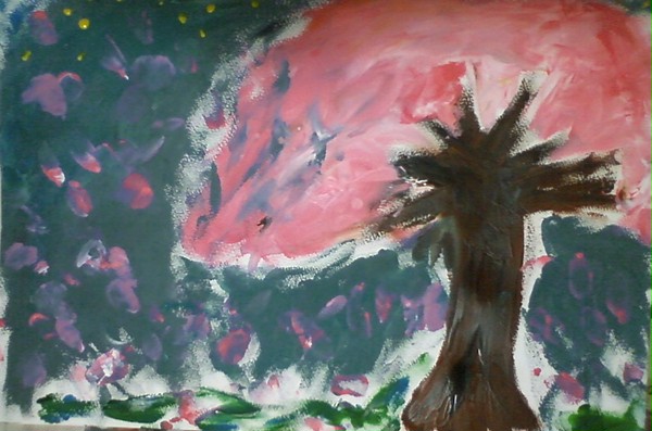 夜桜