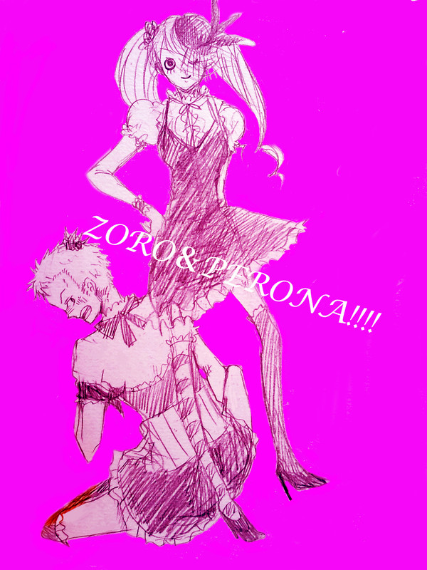 ゾロペロ（ゾロホロ？）ゾロ女装注意
