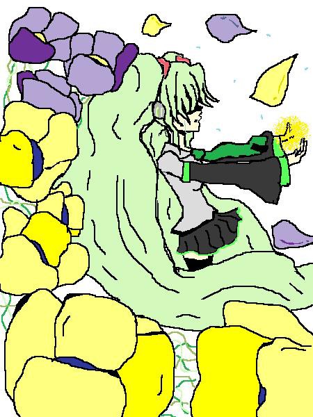 マウス書きミク