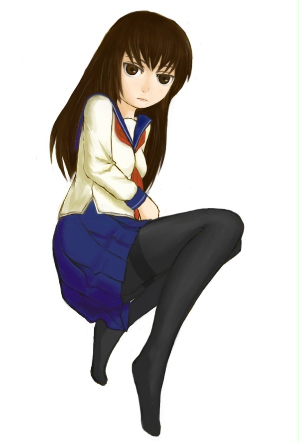 セーラー服と黒タイツ