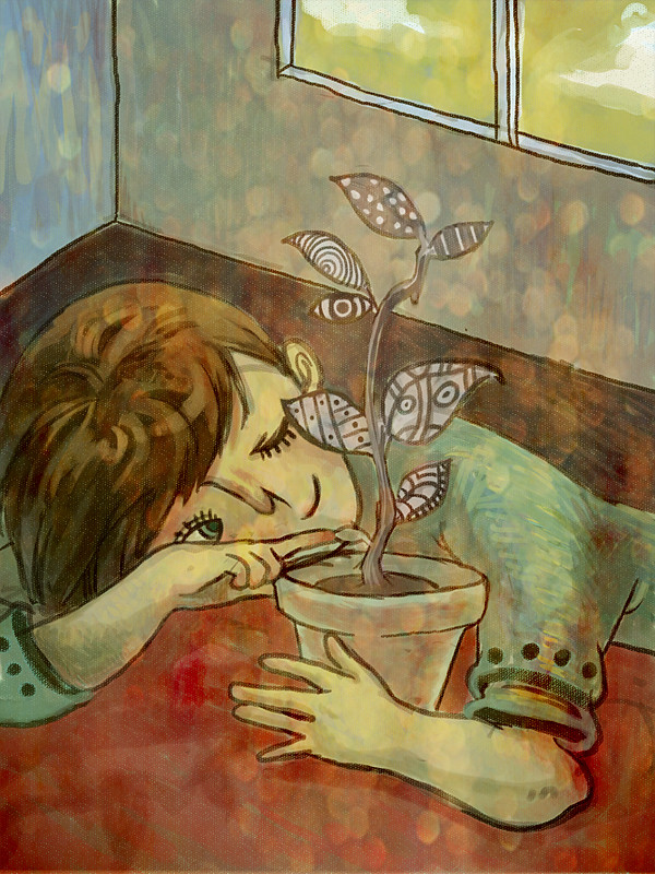 the flower