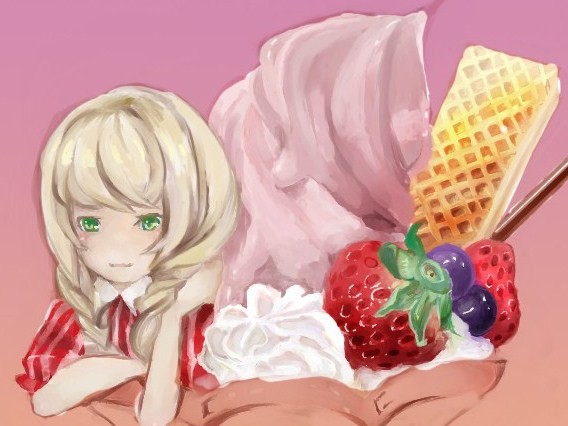 苺パフェ