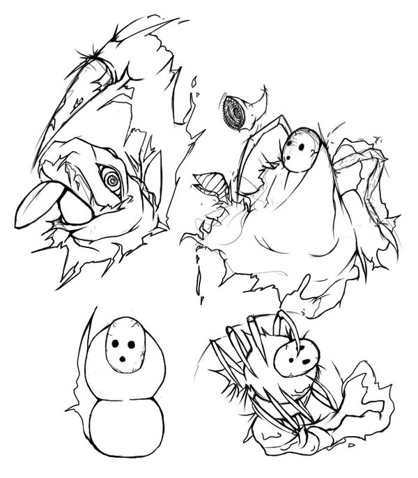 アラクネ落書き