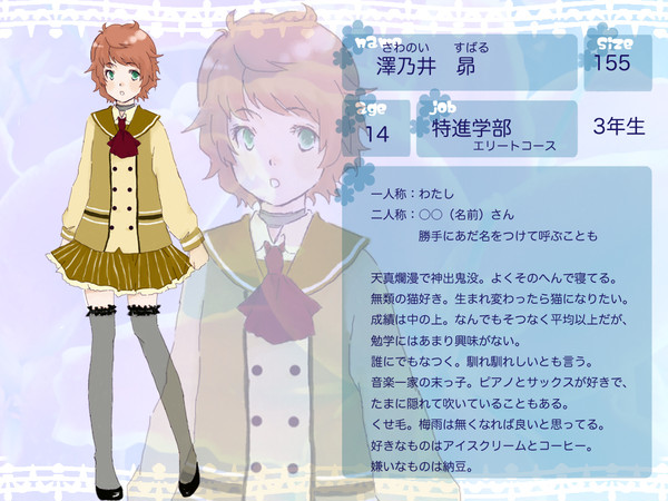 【ぴくゆり】澤乃井昴【特進学部】