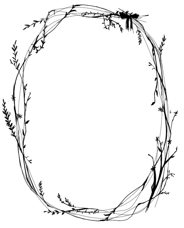 【素材】植物系フレーム1【飾り枠】