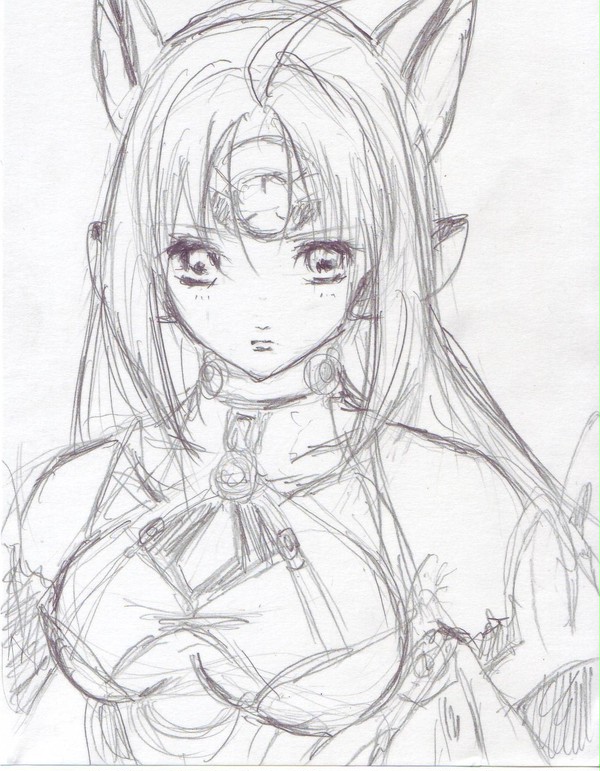 KOS-MOS（下描き