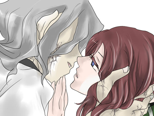ハデス先生とみのりんでキス唾
