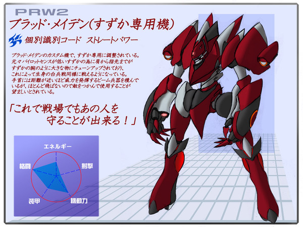 【PRW2】ブラッド・メイデン(すずか専用機)【遊星解放軍】