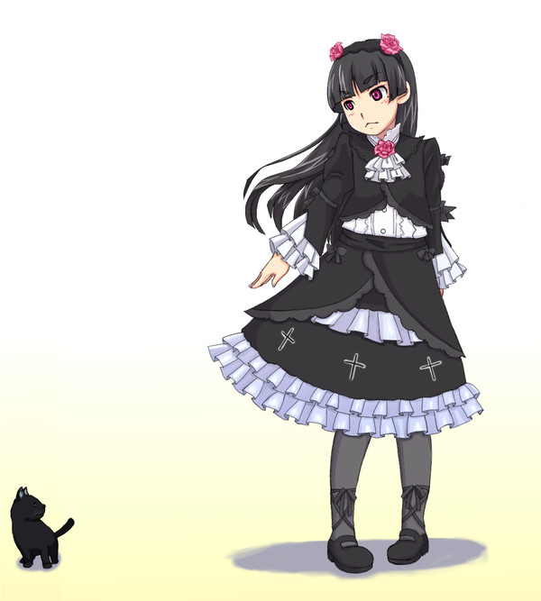 黒猫どうし