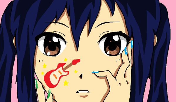 マウスで　あずにゃん　を書いてみた