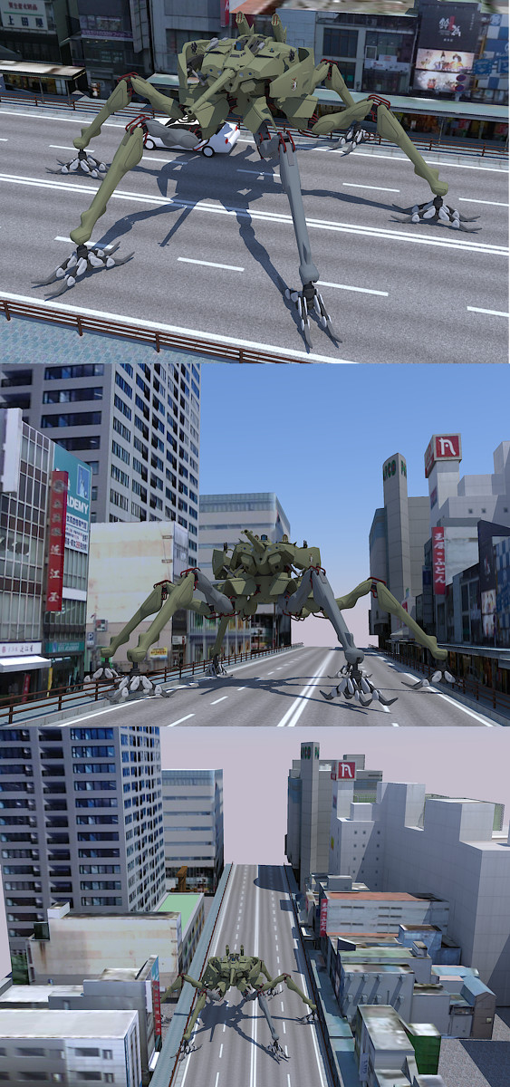 タケミカヅチ　とある街中