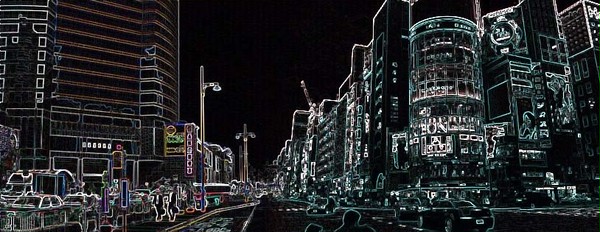 素材-銀座-香港と日本の区別