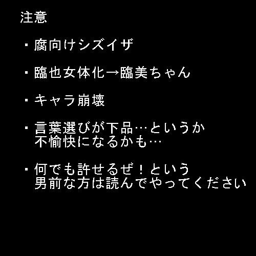 【シズイザ♀】どうしようもない【腐】