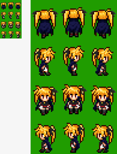 ドット絵フェイトちゃん