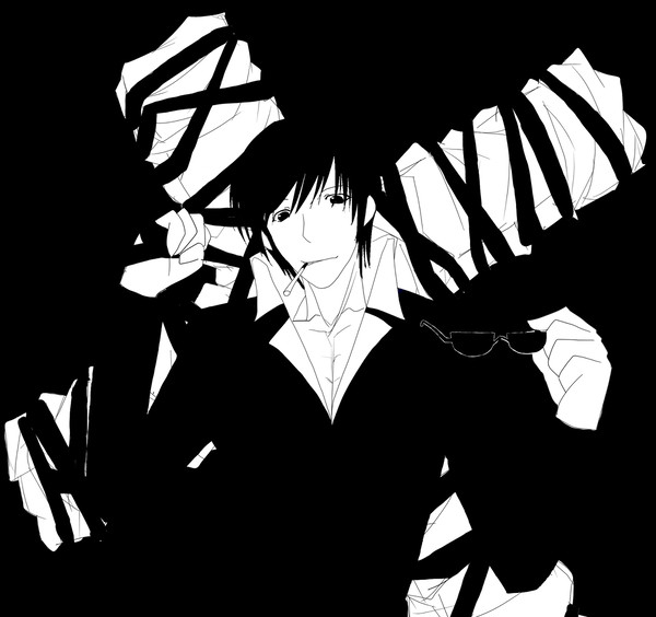 黒い。