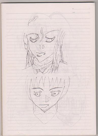 １５歳の自分の絵を２３歳の自分が書き直す