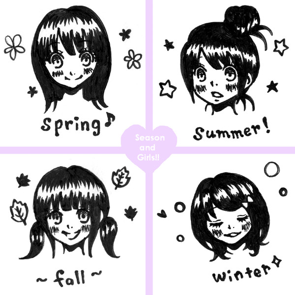 季節と女の子