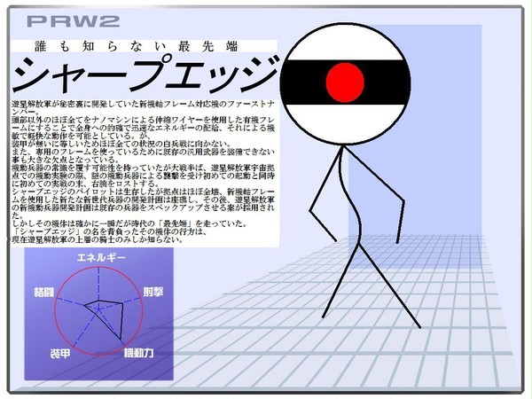 【PRW2】シャープエッジ【遊星解放軍】