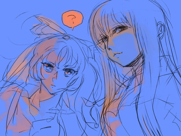 輝夜と妹紅