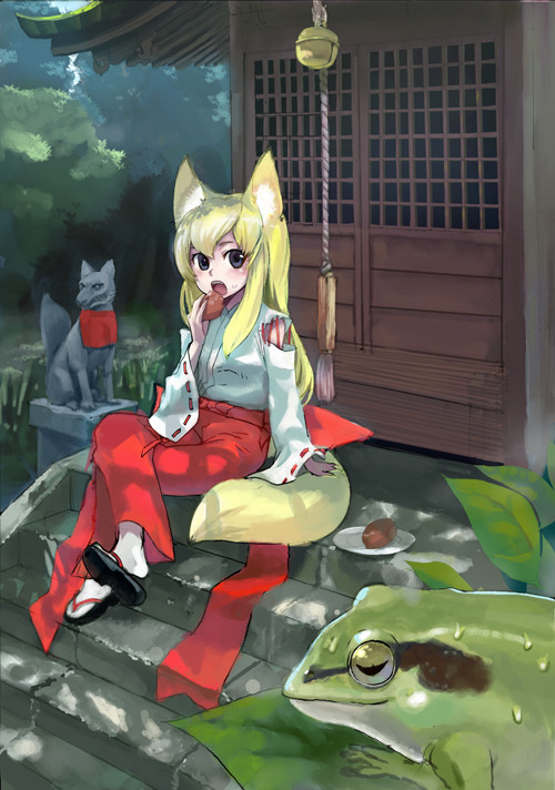 蛙も食べるよ！