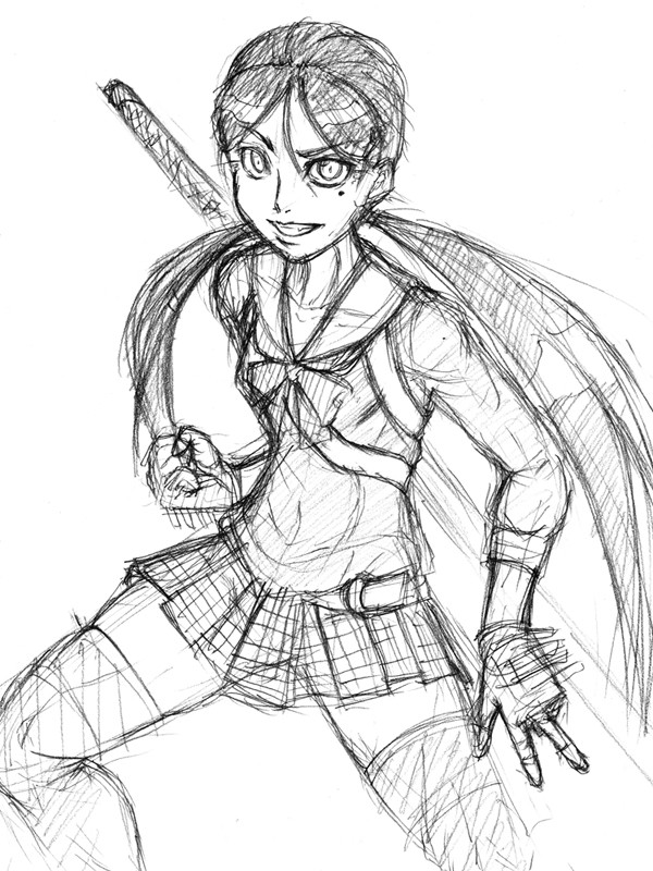 妹チャン落書き