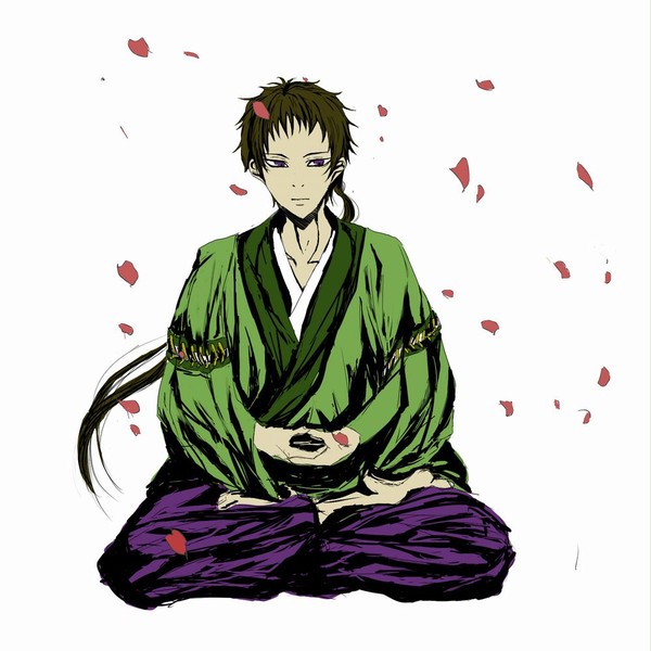 山崎さんの座禅タイム。