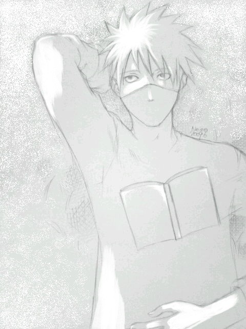 月の下で