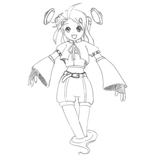 私服少女