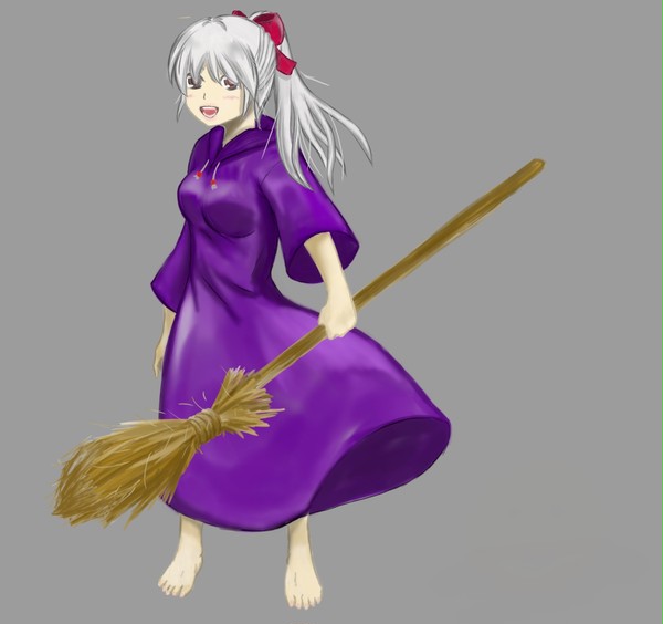 さびつき、ほうき