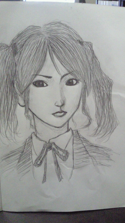 ひさしぶりにおなごを描いてみた