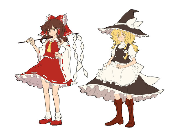 win東方全身絵