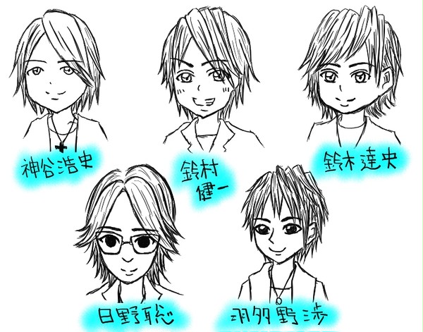 声優を描いてみた