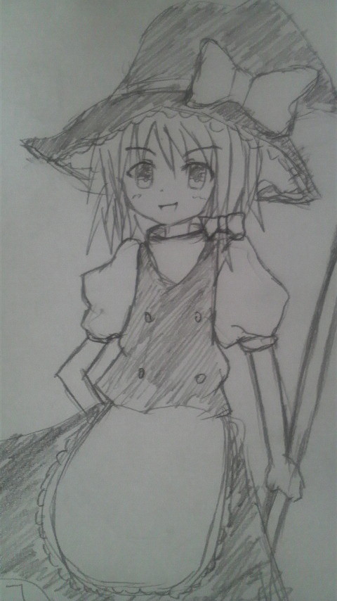 魔理沙貼ります〜