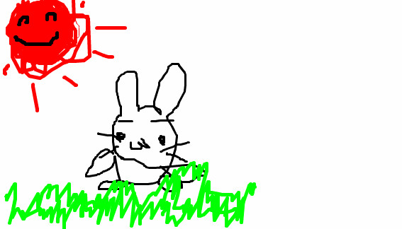平和のうさぎくん