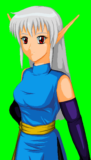 たぶんMUGEN用のオリキャラ立ち絵（デカめ