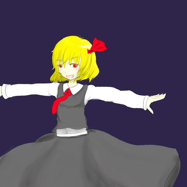 あらさんの絵に色を塗ってみました。