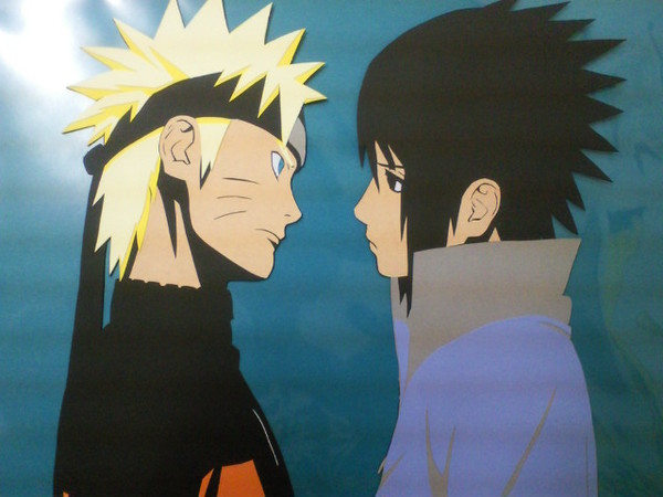 NARUTO ナルト&サスケ 切り絵