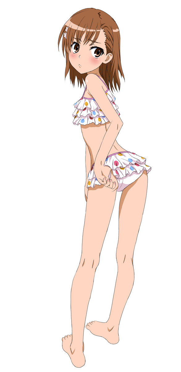 二次創作:御坂美琴水着(水玉Ver)