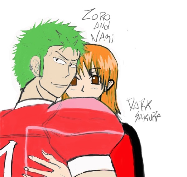 Zoro and Nami