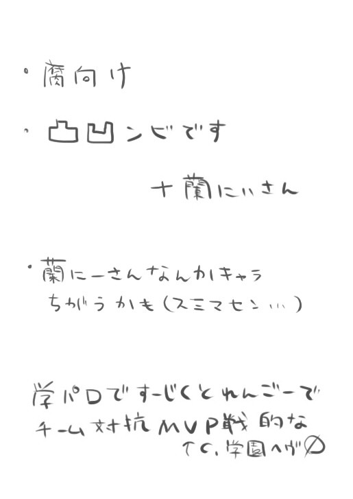【腐向け】学パロでイベント妄想した【アル菊+蘭】