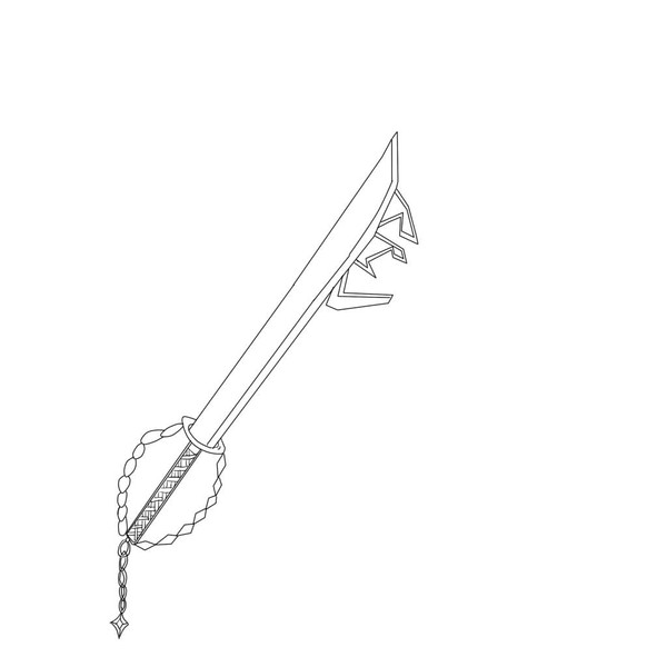 キーブレードを描いてみた