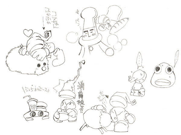 moon落書き