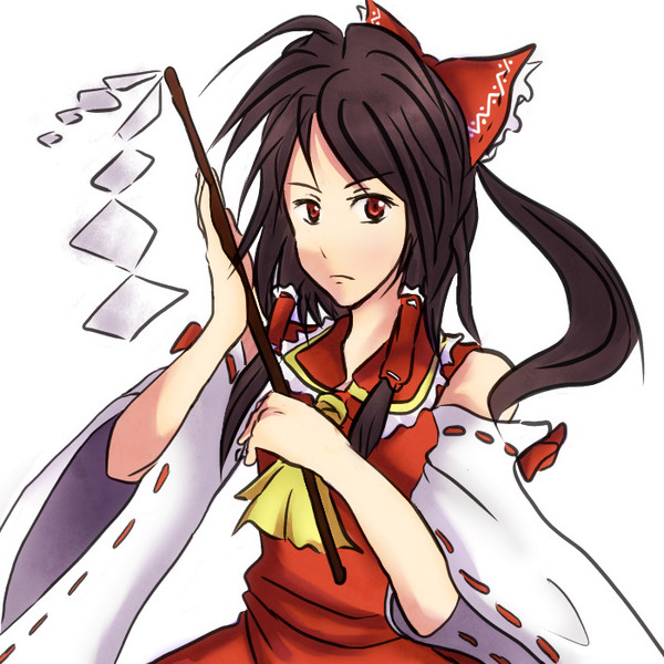巫女さん塗らせていただいた