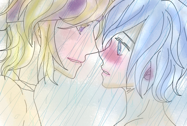 In the shower