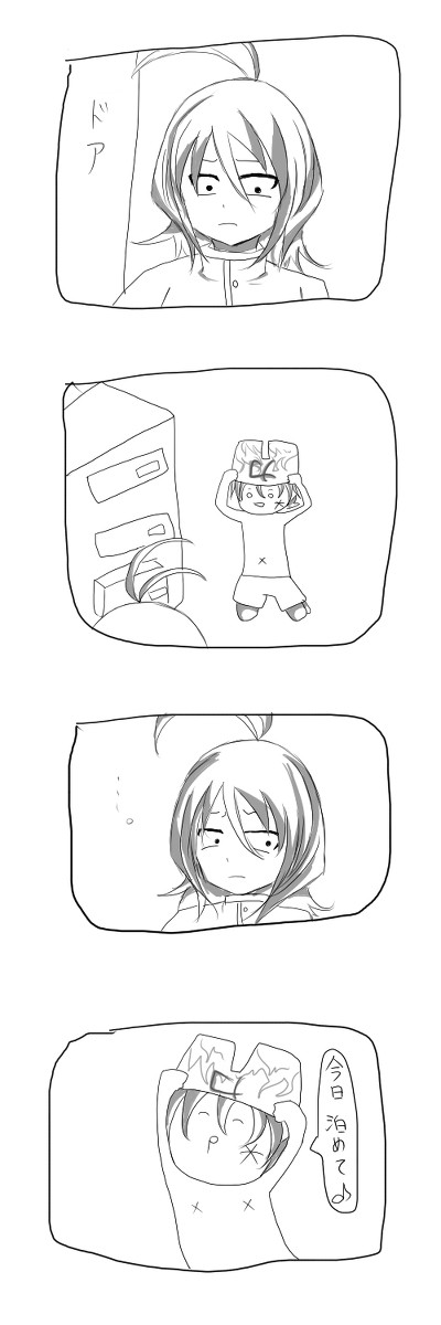 アホ毛コンビ