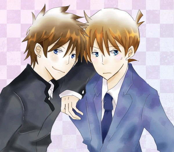 新一と快斗