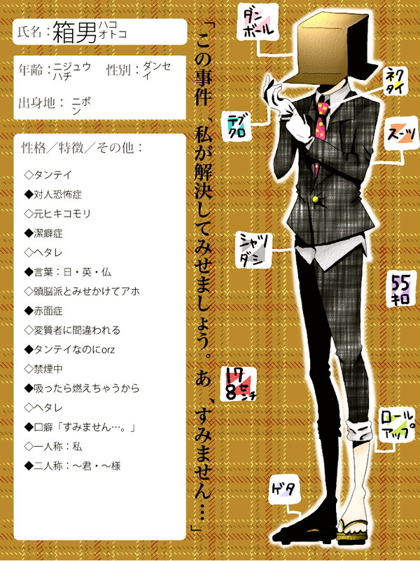 【ピク探】箱男【探偵】