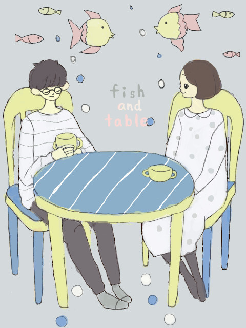 fish and table