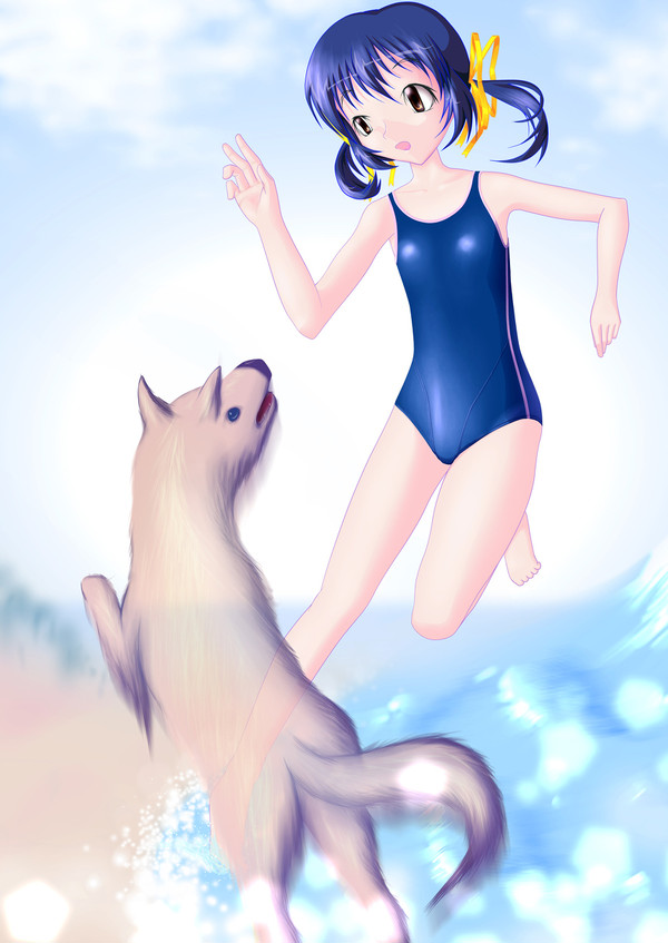 芽衣ちゃん 海