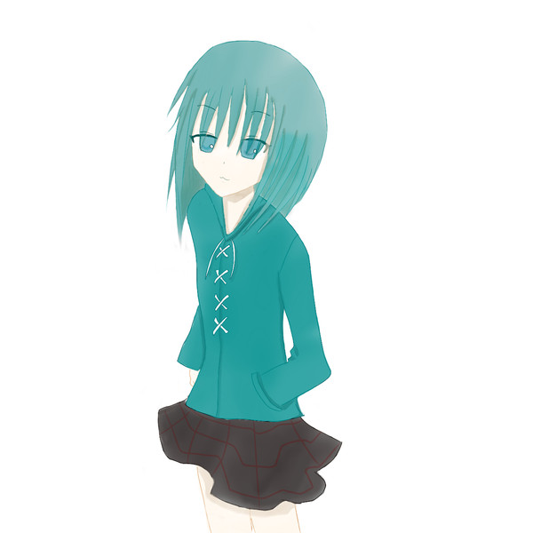 自キャラ描いてみた。
